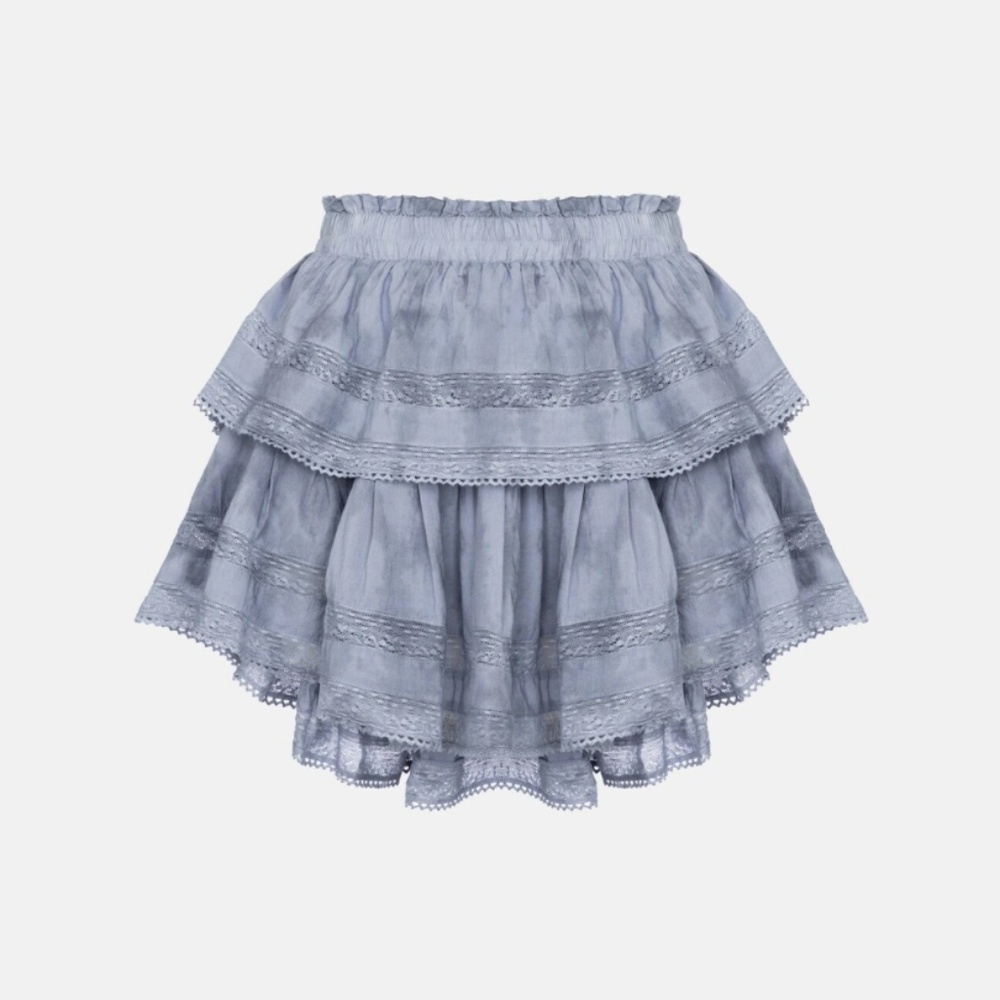 LoveShackFancy Ruffle Miniskirt